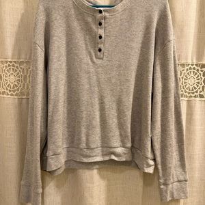 Time and Tru Waffle Henley